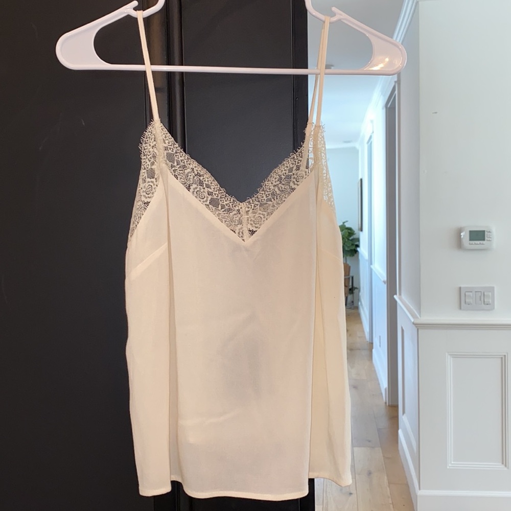 Lace Trim Cami Tank